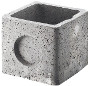 Regard béton carré 50 x 50 cm - Haut. 43 cm sans emboîtement 