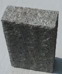 Palissade Granit Toutes Faces Bouchardées Gris Clair - 10 x 25 cm Haut. 40 cm