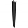 POTEAU EASYCLIP ANTHRACITE HAUT. 110 CM POUR PANNEAUX HERCULES