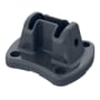 PLATINE ALU EASYCLIP ANTHR.VIS+CHEVILLE POUR POTEAU HERCULE  REF:17059276