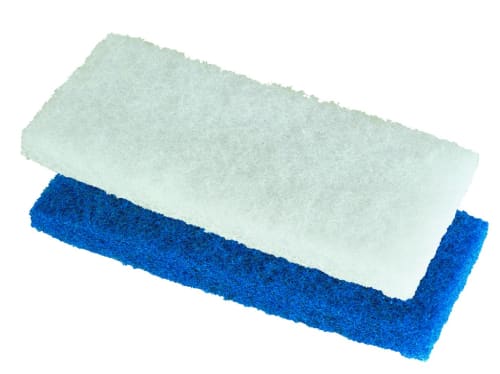 LOT DE 3 TAMPONS ABRASIF BLANC