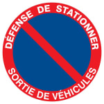 PANNEAU DEFENSE DE STATIONNER O/ 300